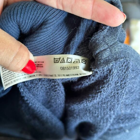 Free People Navy Pullover Sweatshirt - Picture 5 of 5